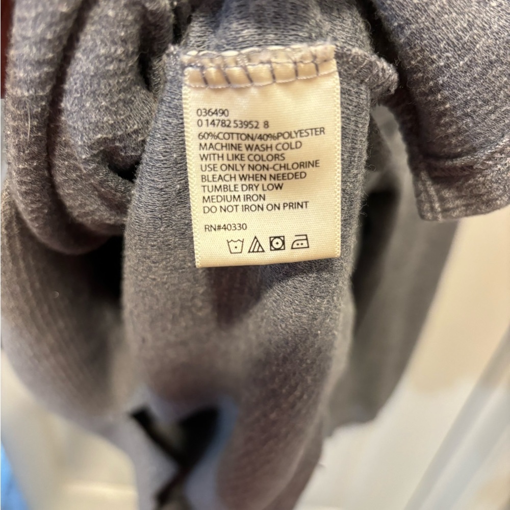HAGGAR Quarter Zip Gray Sweater - Picture 5 of 7